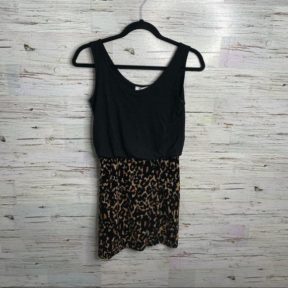 MINKPINK Dresses & Skirts - Minkpink dress black leopard print xs mini